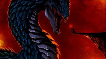 Artwork dragons fantasy art monsters wizards wallpaper