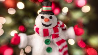 Happy holidays snowman wallpaper