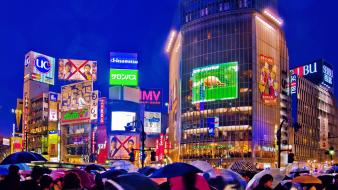Japan shibuya cities cityscapes wallpaper