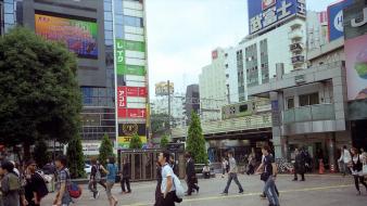 Japan shibuya tokyo cityscapes wallpaper