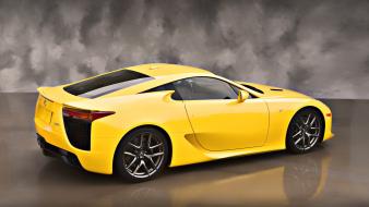 Lexus lfa cars vehicles yellow wallpaper