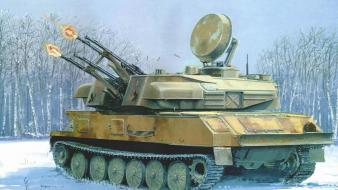 Military tanks war zsu-23-4 shilka wallpaper