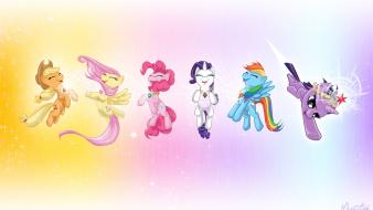 Pony pony friendship is magic elements ponies wallpaper