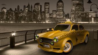 Cab new york city cityscapes taxi wallpaper