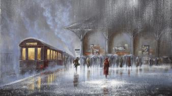 Jeff rowland arches artwork lovers paintings wallpaper