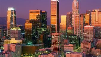 Los angeles cities cityscapes skyscrapers wallpaper
