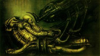 Alien aliens movie space jockey outer spaceships