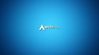 Arch linux blue colored gnu wallpaper