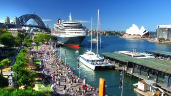 Australia sydney cruise ocean wallpaper