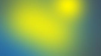 Blue gaussian blur yellow wallpaper