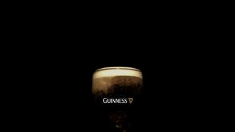 Guinness ireland beers black background wallpaper