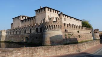 Italia italy rocca sanvitale castles medieval wallpaper