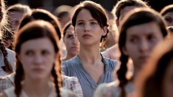Katniss everdeen the hunger games actress artwork wallpaper