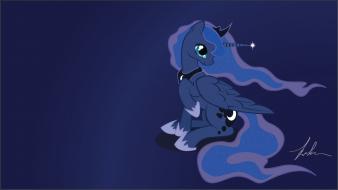 My little pony princess luna blue wallpaper