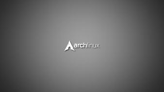 Arch linux colored gnu grey wallpaper