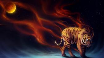 Fantasy tiger wallpaper