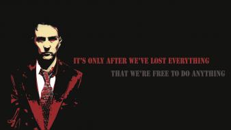 Fight club inspirational quotes text wallpaper