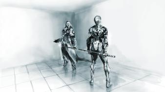 Metal gear solid revolver ocelot artwork cyborgs wallpaper