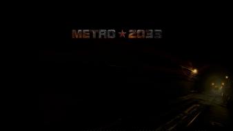 Metro 2033 dark horror tunnels video games wallpaper