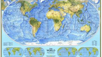 National geographic continents globe maps ocean wallpaper