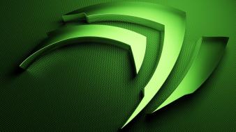 Nvidia brands computer graphics design green wallpaper