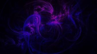 Purple dark smoke wallpaper