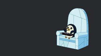 Adventure time backgrounds keyboards minimalistic penguins wallpaper
