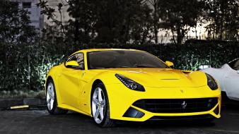 Ferrari cars yellow