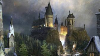 Harry potter hogwarts artwork wallpaper
