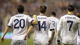 Cristiano ronaldo higuain real madrid xabi alonso wallpaper