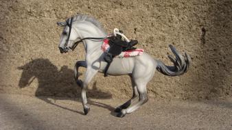 Digital art horses western white horse wallpaper