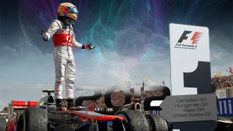 Formula one lewis hamilton mclaren pilot cars wallpaper