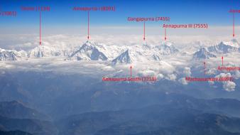 Himalaya annaupurna hills panorama peaks wallpaper