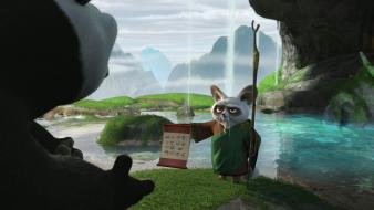 Kung fu panda master shifu cartoons movies wallpaper