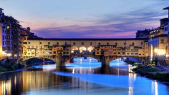 Florence italy ponte vecchio cityscapes city skyline wallpaper