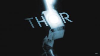 Marvel comics mjolnir thor glowing hammer wallpaper