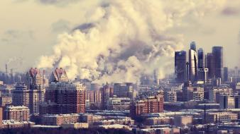 Moscow cityscapes city skyline wallpaper