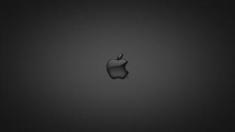 Apple In Glass Black wallpaper