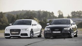 Cars tuning audi a5 white tuned rieger wallpaper