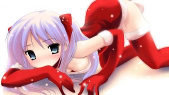 Christmas Santa Girl Anime wallpaper