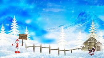 Happy Winter Christmas Holidays wallpaper