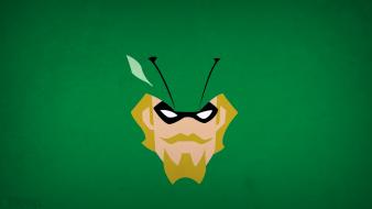 Superheroes green arrow moustache background blo0p wallpaper