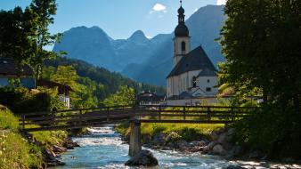 Bavaria bayern germany churches landscapes wallpaper