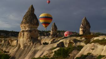 Cappadocia hot air balloons natural wallpaper