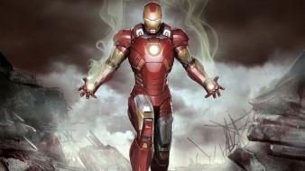 Iron man marvel comics upscaled wallpaper