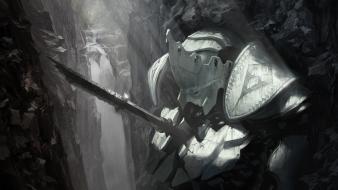 Armor artwork fantasy art knight wallpaper