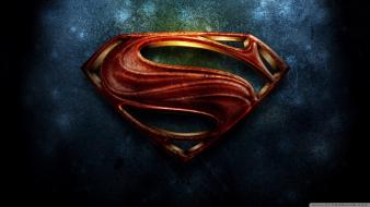 Man of steel movie superman logo abstract heroes wallpaper