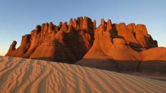 Algeria deserts rock formations sahara wallpaper