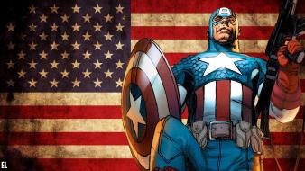 American captain america comics wallpaper