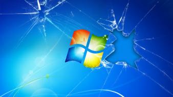 Windows 7 shattered wallpaper